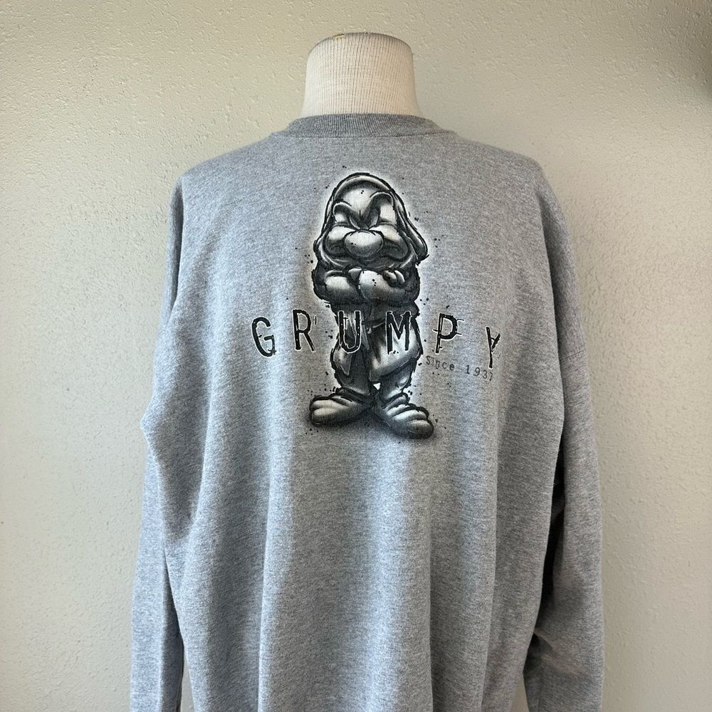 EUC Disney Unisex Grumpy Crewneck